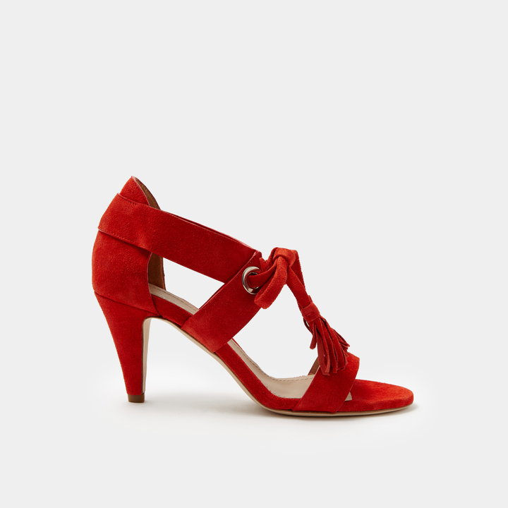 Sclarandis Alice Sandal Red Suede