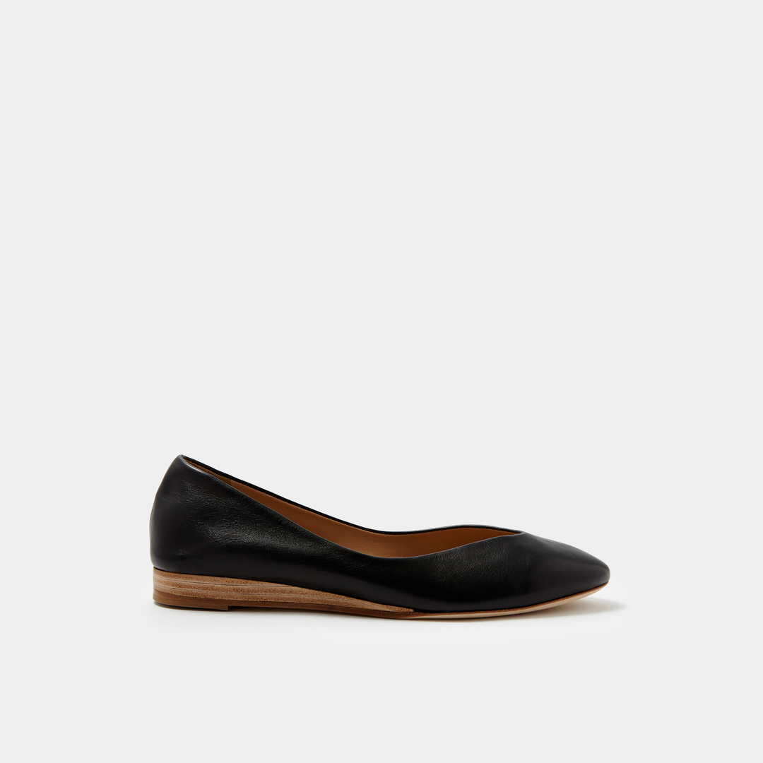 Sclarandis Nina Ballerina Black Nappa