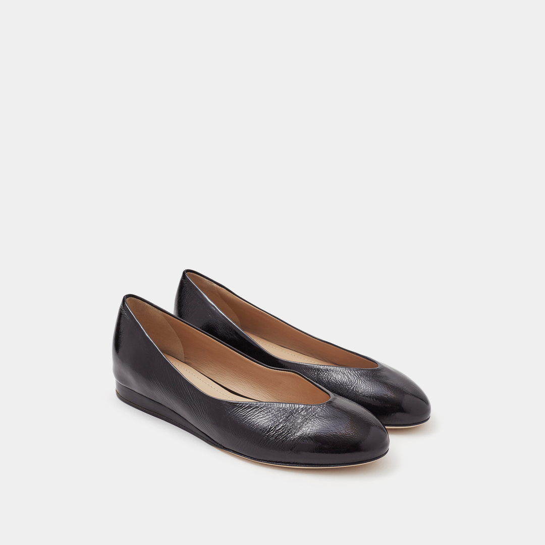 Sclarandis Nina Ballerina Black Patent