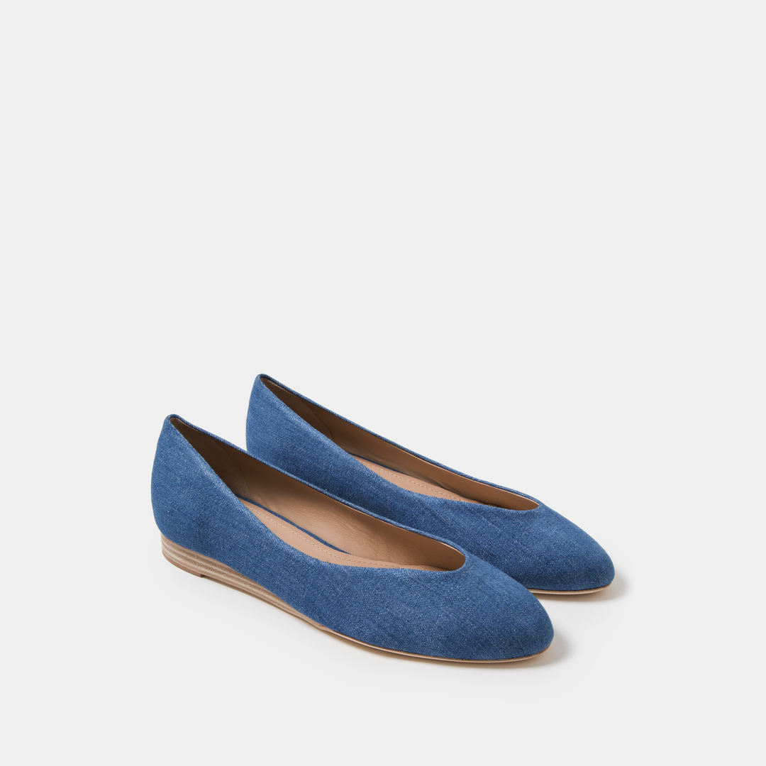 Sclarandis Nina Ballerina Blue Denim