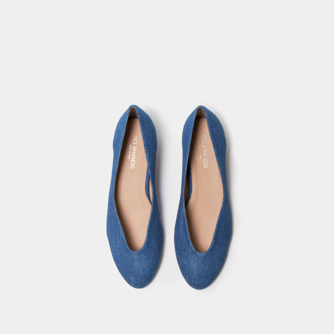 Sclarandis Nina Ballerina Blue Denim