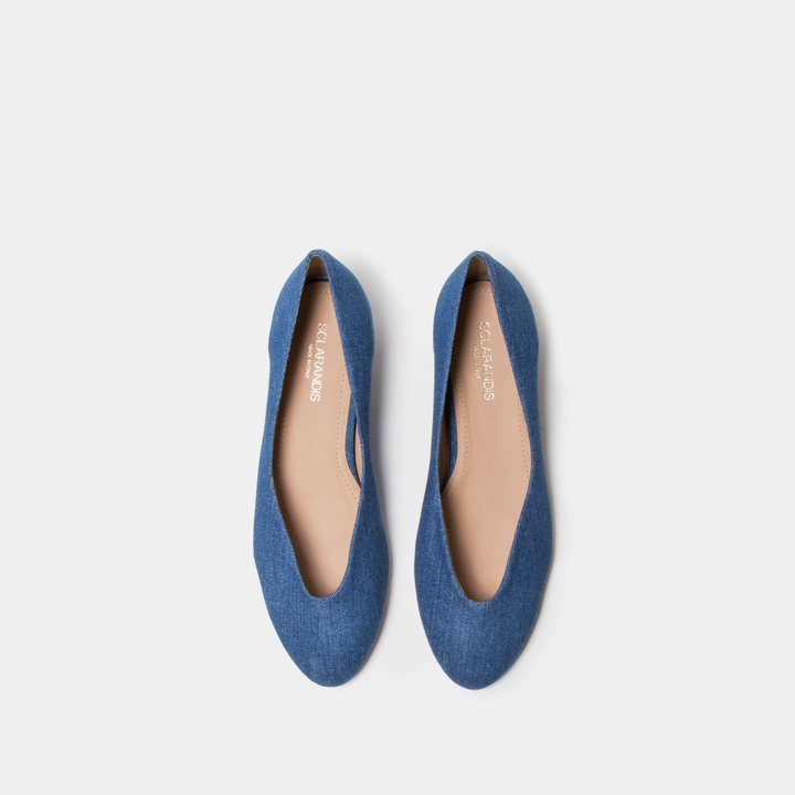 Sclarandis Nina Ballerina Blue Denim