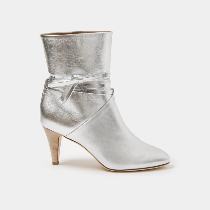 Sclarandis Sonia Boot Silver Metallic