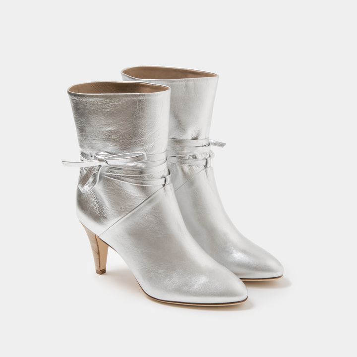 Sclarandis Sonia Boot Silver Metallic