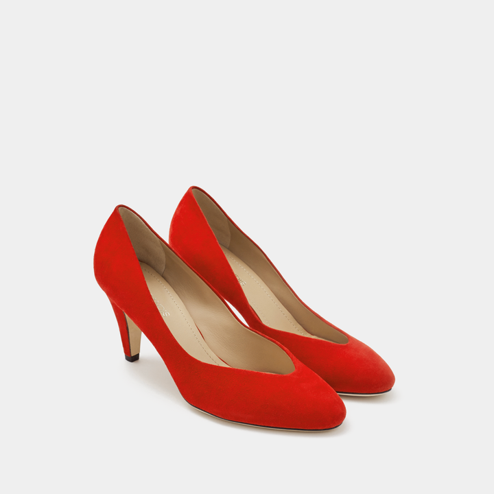 Sclarandis Stella Pump Red Suede