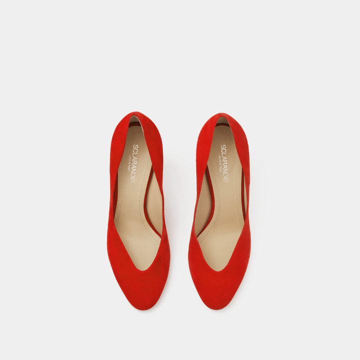 Sclarandis Stella Pump Red Suede